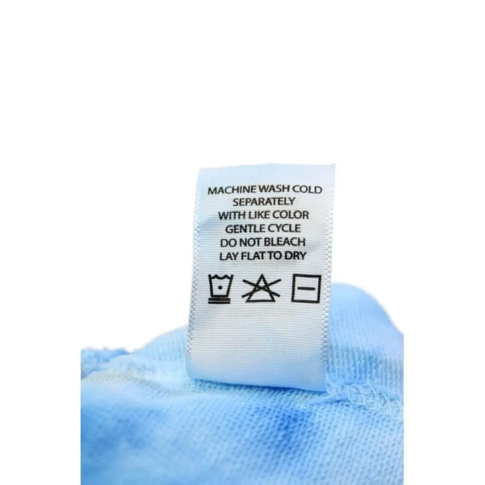 Year Of Ours Womens Drawstring Tie Dyed Boyfriend Sweat Shorts Blue Size XS